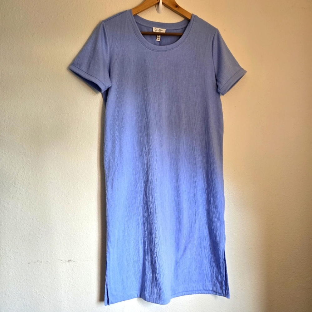 Jessica Simpson Women's Crinkle Tee Shirt Dress Size Small